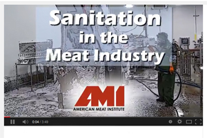 AMI Video: Sanitation in meat and poultry plants