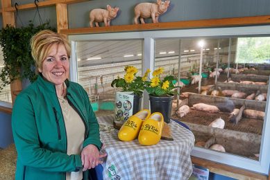 Doreen van den Berkmortel is the owner of Van den Berkmortel pig farm in the Netherlands. - Photo: Van Asschendelft Fotografie/ Ilona Lesscher, Nieuwe Oogst