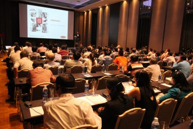 The event in Ho Chi Minh City was attended by about 110 swine experts from all over the globe. Photo: Vincent ter Beek