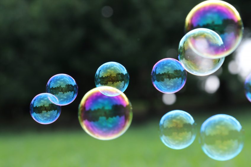 Pigs and bubbles. Photo: Rin Seiko