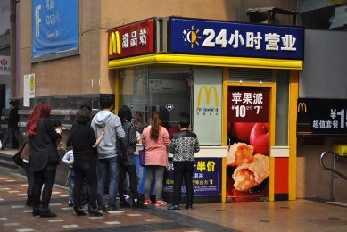 Consumers in China are changing rapidly. In Chongqing, youngsters are queueing up for a newly opened McDonald s store. Photo: Baoshengrulai