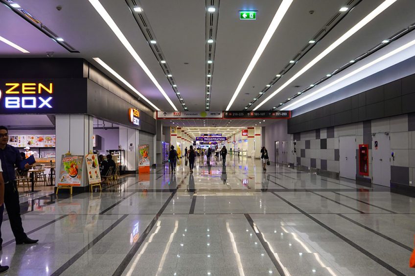 Empty halls at Bangkok s BITEC centre   probably pretty much how it looks this week in absence of Victam 2020. Photo: Shutterstock
