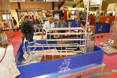 Snapshot of an earlier edition of the annual animal husbandry show SPACE in France. - Photo: Henk Riswick