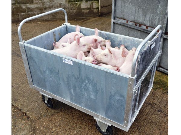 Quality Equipment s new weaner trolley.