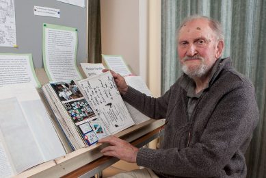 British pig expert John Gadd loved to write - not only was he a regular columnist for Pig Progress, he also kept an illustrated diary for decades. - Photo: Adam Gray