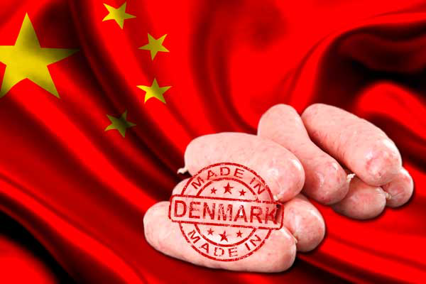 Denmark becomes first to export sausages to China