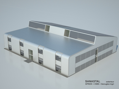 Sanastal – Housing with new technology for fattening pigs