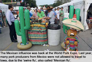 A touch of fiesta at the 2010 World Pork Expo
