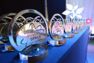 Waiting in line: the trophies of the 2019 edition of SPACE. - Photo: SPACE