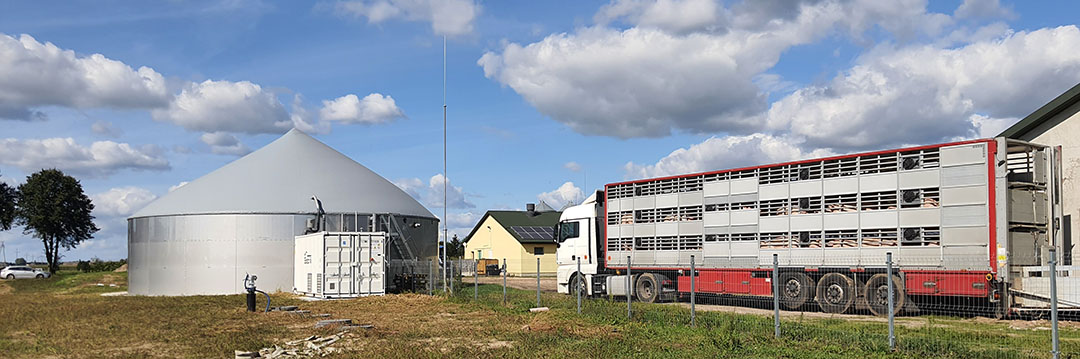 1 of the 45 mini-biodigesters supplied by Biolectric - of which 10 are on swine farms.