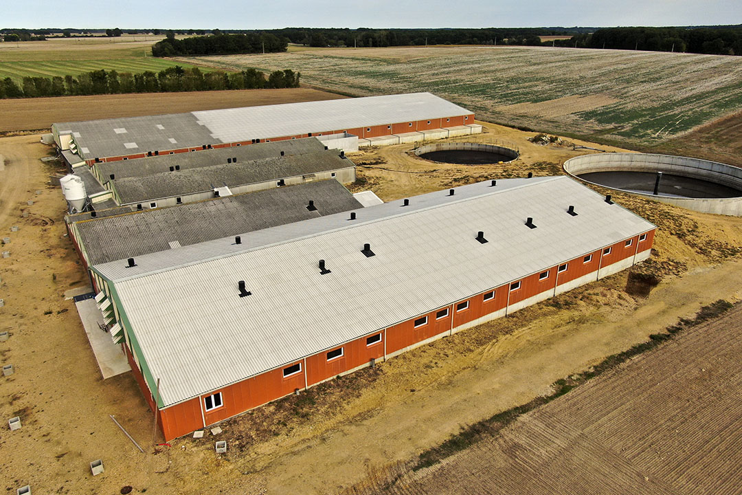 Aerial view of SAS Gigou in Centre-Val de Loire region.