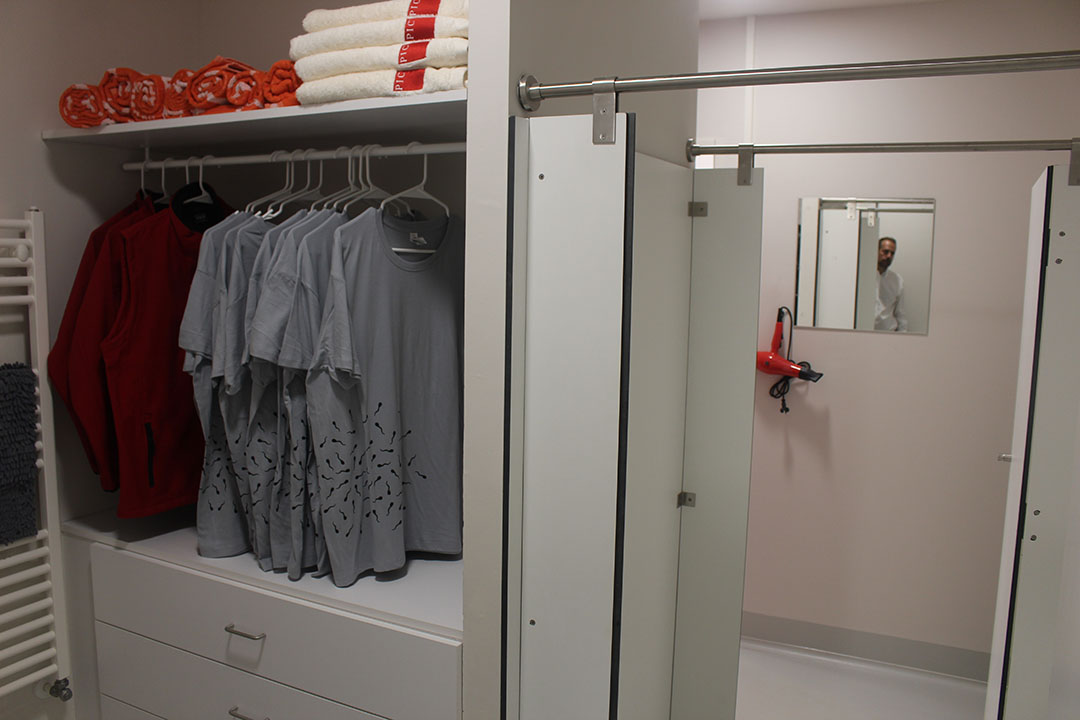 The showers - an essential element for anybody wanting to visit the facility.