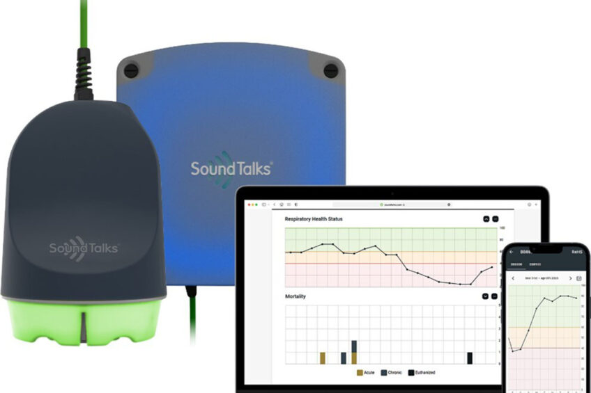 SoundTalks components include a monitor, gateway and ReHS data visualisations (pc and app). Photo: SoundTalks