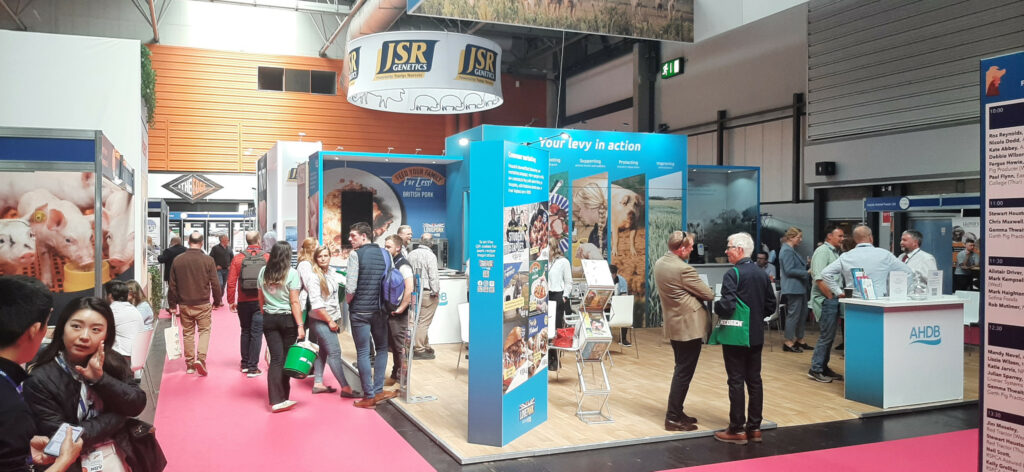 The AHDB booth at the 2024 Pig & Poultry Fair. Photo: Vincent ter Beek